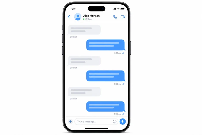 Telegram على هاتف iPhone