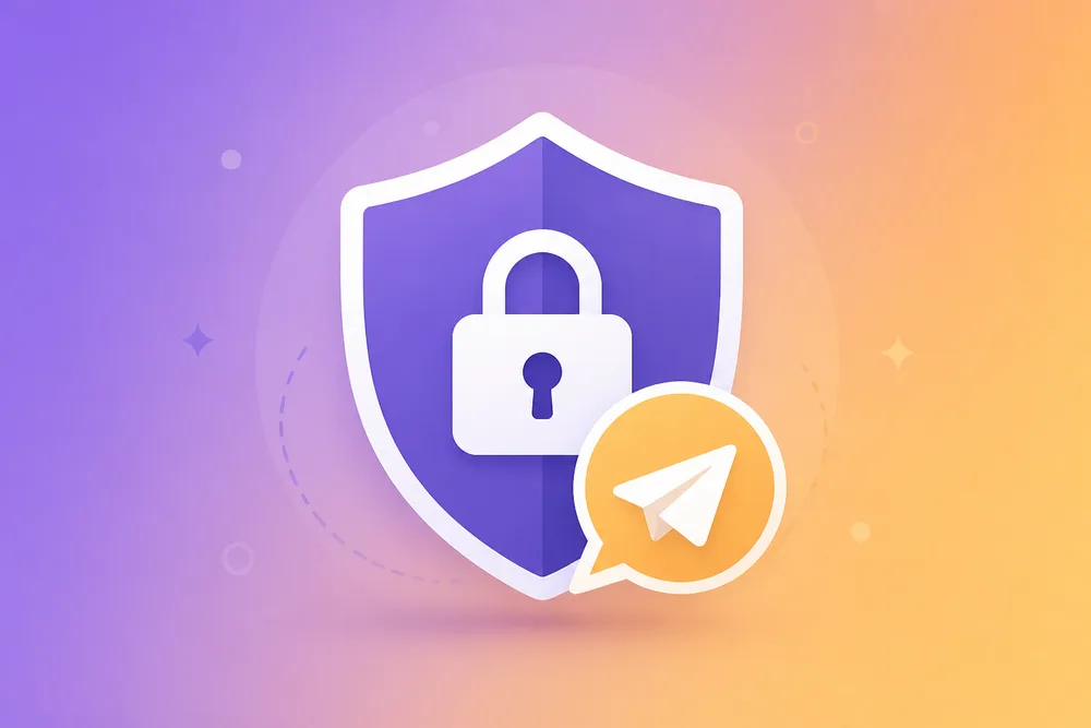 ضبط إشعارات وحماية حساب Telegram